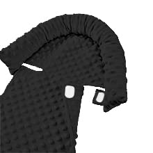 Car Seat Head Support Infant Baby Carseat Head Support & Strap Covers for Newborns Ultra Soft Minky Dotted Fabric Infant Car Seat Insert Perfect for Baby Carseats, Strollers, and Bouncers