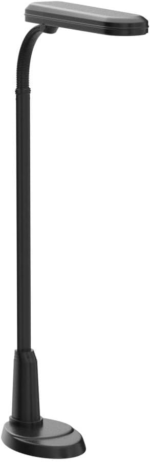 OttLite Standing Floor Lamp Weighted Base Adjustable Neck