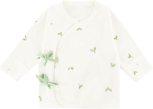 Side Snap Baby Shirt for Newborn Baby Boys&Girls, Purcotton Infant Tshirt for Autumn&Winter