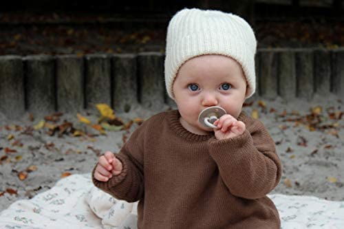 BIBS Pacifiers Colour Collection | Natural Rubber Baby Pacifier | Set of 2 BPA-Free Soothers | Made in Denmark | 6+ Months (Pack of 2) | Heather