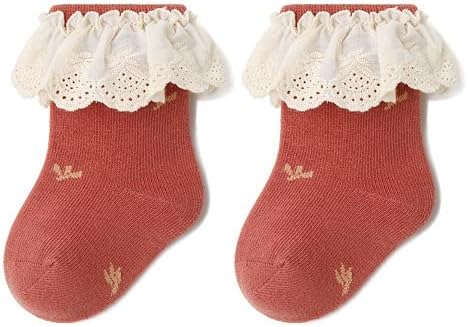 Toptim Newborn Baby-girls Socks and Bow Infant Toddler Ankle Socks