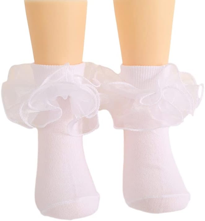 Toptim Newborn Baby-girls Socks and Bow Infant Toddler Ankle Socks