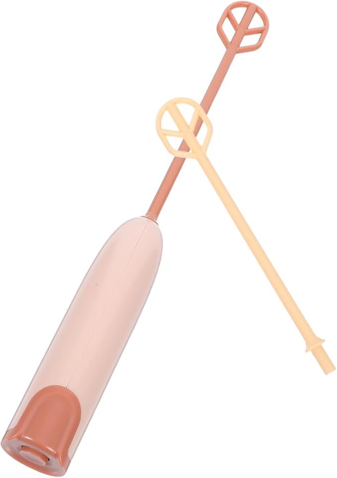 MAGICLULU Handheld Electric Mixer Small Portable Drink Infant Milk Powder Mixer with 2 Stirring Sticks