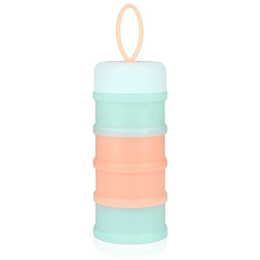 Accmor Baby Formula Dispenser On The Go, Stackable Formula Dispenser for Travel Formula Container to Go, Non-Spill Milk Powder Baby Kids Snack Storage Container, BPA Free