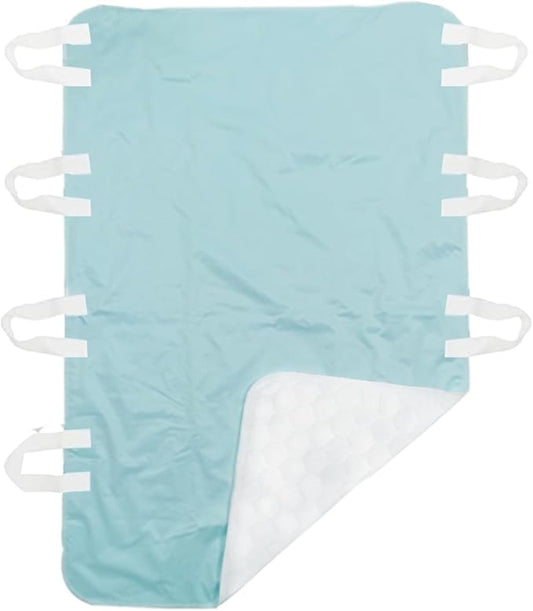 2 Pack Bed Pads for Incontinence Washable Positioning Bed Pad with 8 Handles Washable Reusable Incontinence Mattress Protector Waterproof Bed Pads Incontinence Uderpads for Bedridden Elderly 52” x 36”