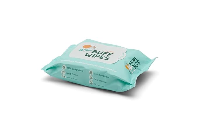 Multi-Use Wet Wipes for Babies & Adults - 99.7% Pure, Plastic-free, Biodegradable & Unscented Body Wipes - 24 Wipes Per Pack