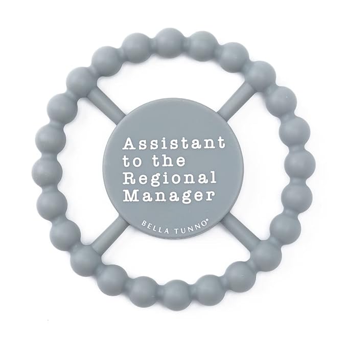 Baby Teether by Bella Tunno, Silicone Teethers for Babies 3-6 Months, 6-12 Months, Baby Toys, Pacifier, Teething Relief, Boys, Girls, Assistant to The Manager