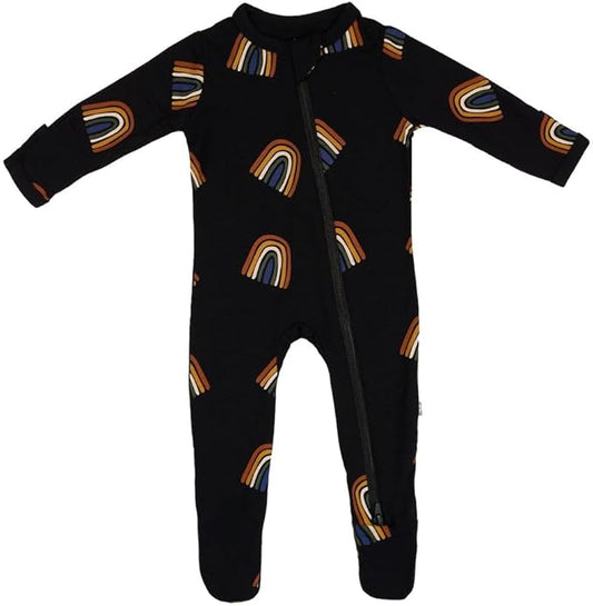 KYTE BABY Unisex Zipper Closure Footies, Rayon Made From Bamboo, 0-24 Months