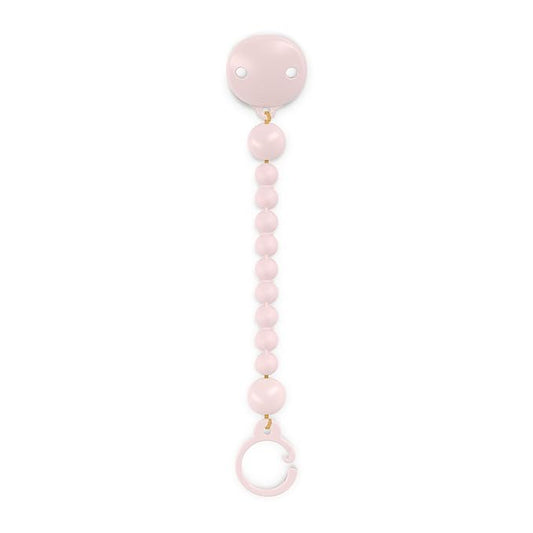 Suavinex Color Essence Silicone Baby Pacifier Clip, Single Piece 100% Soft Silicone Chain, Baby Accessories and Essentials, Designed in Spain, Rose