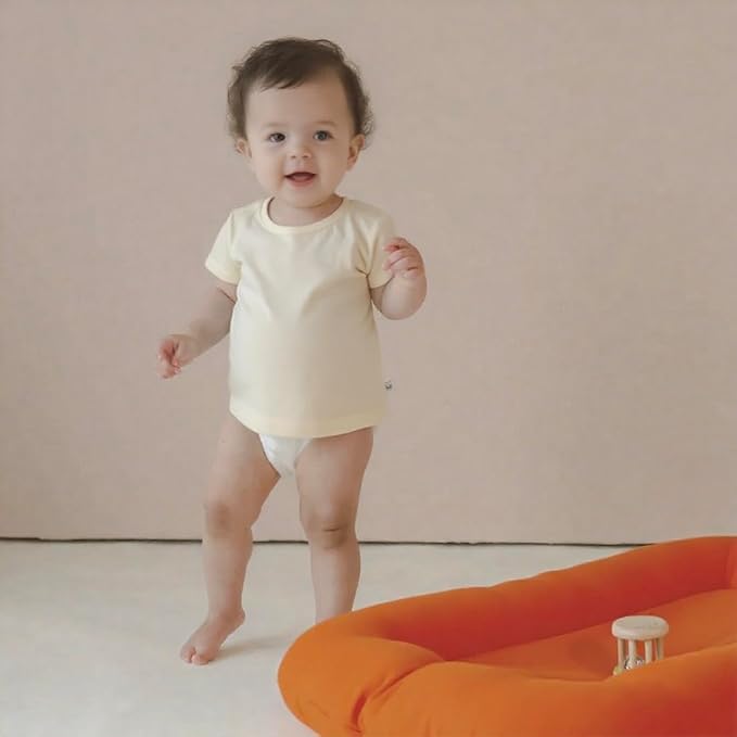 Baby Lounger - Snuggle Cozy Me Infant Lounger for Newborns | Breathable & Soft, Portable Awake-Time Pad, Essential Baby Gift (Lounger Cover Included)
