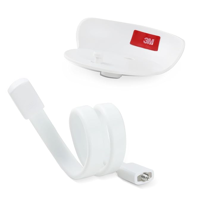 HiPP Baby Monitor Mount Camera Shelf Compatible with VAVA and Most Other Baby Monitors, Universal Flexible Baby Camera Holder, Securely Attaches to Crib Cot Shelves or Furniture, 1/4" Screw