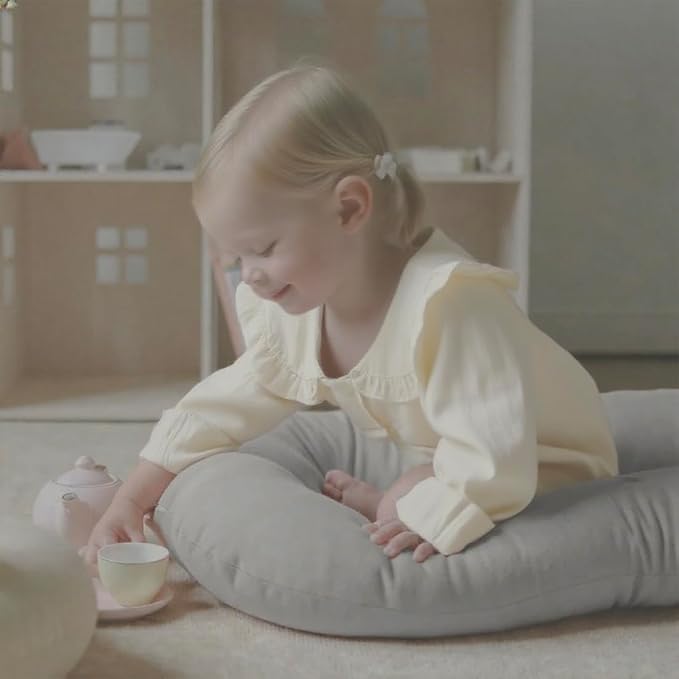 Baby Lounger - Snuggle Cozy Me Infant Lounger for Newborns | Breathable & Soft, Portable Awake-Time Pad, Essential Baby Gift (Lounger Cover Included)