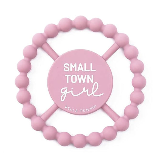 Baby Teether by Bella Tunno, Silicone Teethers for Babies 3-6 Months, 6-12 Months, Baby Toys, Pacifier, Teething Relief, Boys, Girls, Small Town Girl
