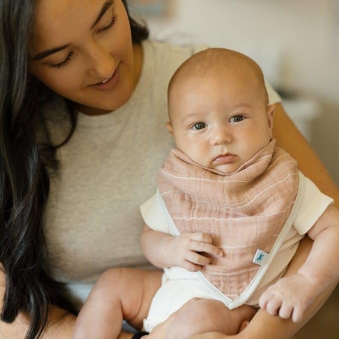 Little Unicorn Cotton Muslin with Fleece Bandana Bib