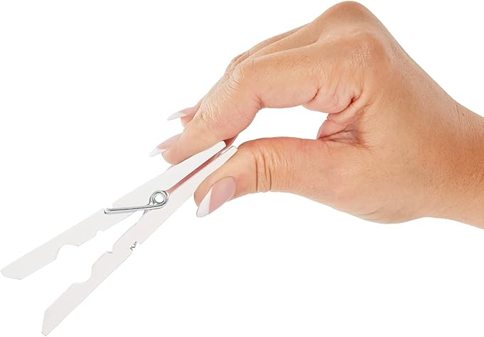 Juvale 100 Pack Wooden Clothespins for Hanging Laundry, Crafts, Photos (White, 4 in Clothes Pins Wooden)