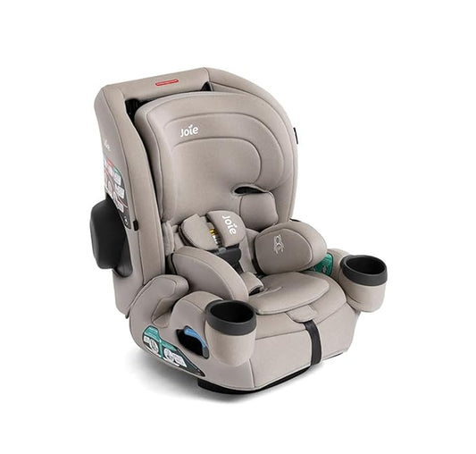 Joie Saffron SI 4-in-1 Car Seat – Car Seat for Infants to Toddlers to Big Kids - 4 Modes, 10-Position No-Rethread Headrest & Harness (Dove)