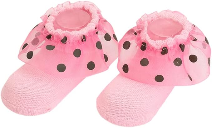 Toptim Newborn Baby-girls Socks and Bow Infant Toddler Ankle Socks