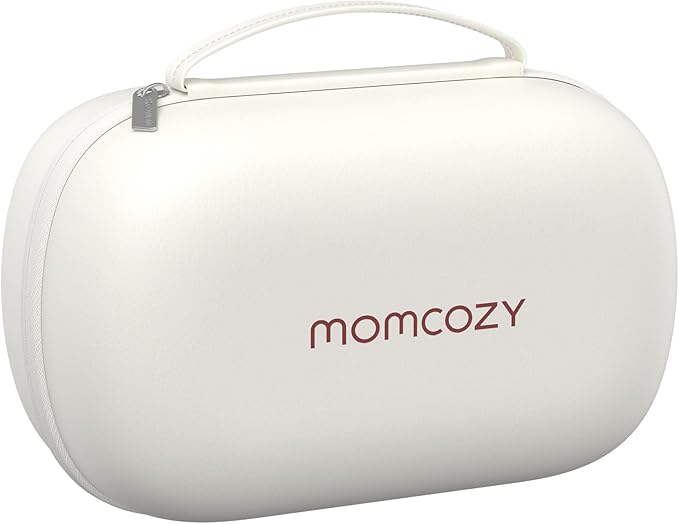 Momcozy Breast Pump Bag for Hands-Free Wearable Breast Pumps, Hard Shell Case with Removable Tray, Watertight Breast Pump Storage Bag for Pumping Bag, Diaper Bag, or Handbag（Holds 2 Pumps）