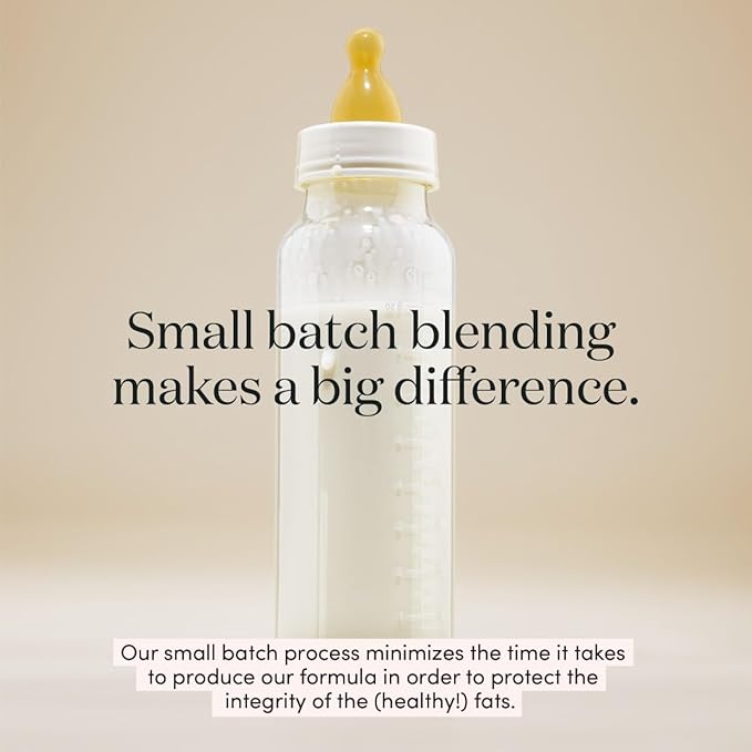 Infant Formula Powder for Infants 0-12 Months, Made With Organic Whole Milk, Closest-to-Breast Milk Baby Formula Patented Protein Blend, with Stick Sample 24 Ounce (Pack of 4)