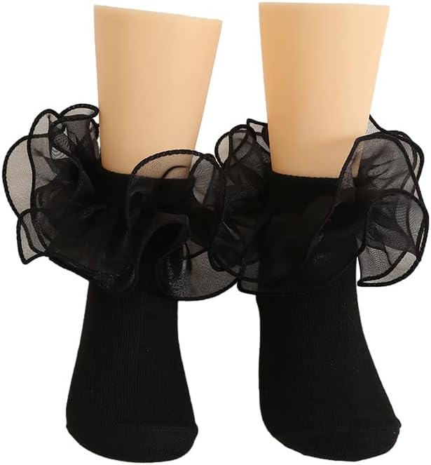 Toptim Newborn Baby-girls Socks and Bow Infant Toddler Ankle Socks