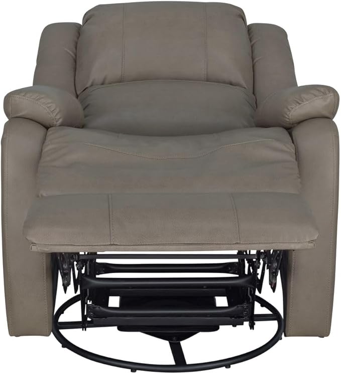 RecPro Charles Collection | 30" Swivel Glider RV Recliner | RV Living Room (Slideout) Chair | RV Furniture | Glider Chair (Putty, 2-Pack)