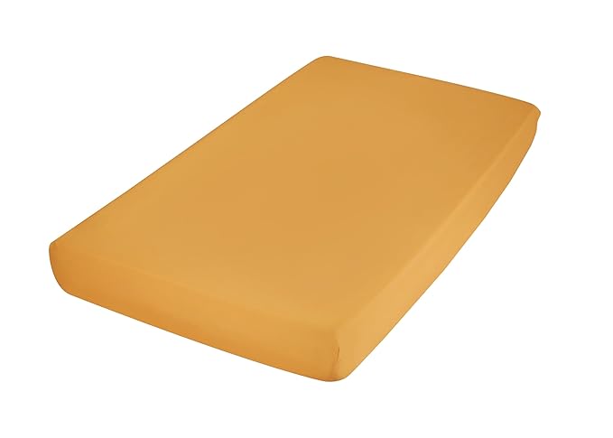 Everyday Kids 2 Pack Fitted Boys Crib Sheet, 100% Soft Breathable Microfiber Baby Sheet, Fits Standard Size Crib Mattress 28in x 52in, Nursery Sheet - Construction/Gold