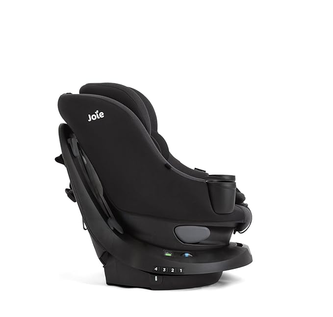 Joie Chili Spin 360 2-in-1 Rotating Convertible Car Seat with a 360 Spin and Easy Installation - Lower Anchor Attachment or Vehicle Belt Installation (Shale)