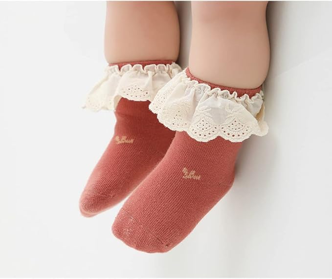 Toptim Newborn Baby-girls Socks and Bow Infant Toddler Ankle Socks