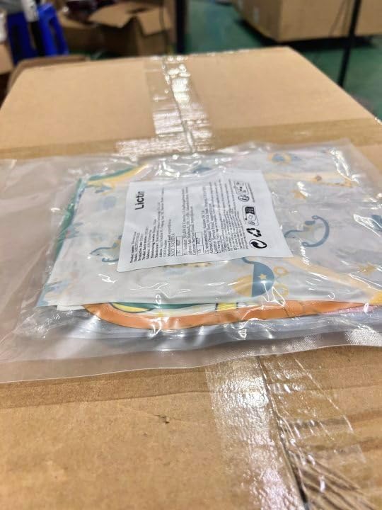 Lictin Long Sleeve Bibs 5 Pack - Baby Bibs, Waterproof Toddler Bibs, Baby Smock for Eating, Baby Bibs for Feeding Teething