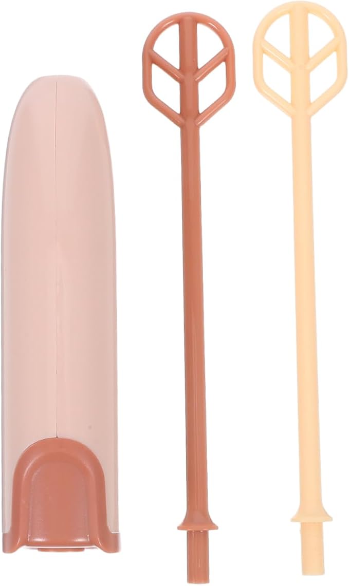 MAGICLULU Handheld Electric Mixer Small Portable Drink Infant Milk Powder Mixer with 2 Stirring Sticks