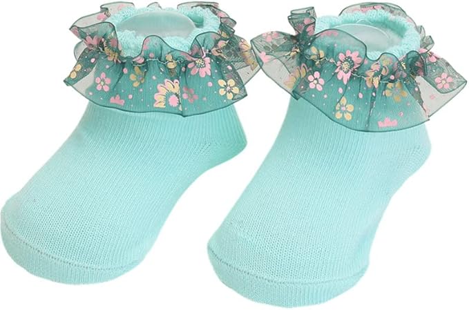 Toptim Newborn Baby-girls Socks and Bow Infant Toddler Ankle Socks