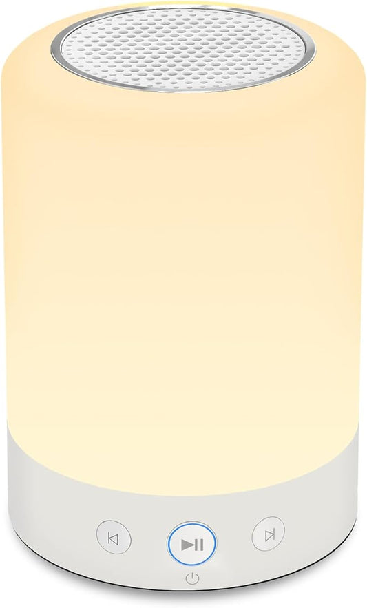 Kipcush Night Light White Noise Sound Machine, Max 8H Timer, 20 Soothing Sleep Sounds. Portable Design for Bedroom, Office, Nursery, Travel, Up to 8 Hours Battery Life