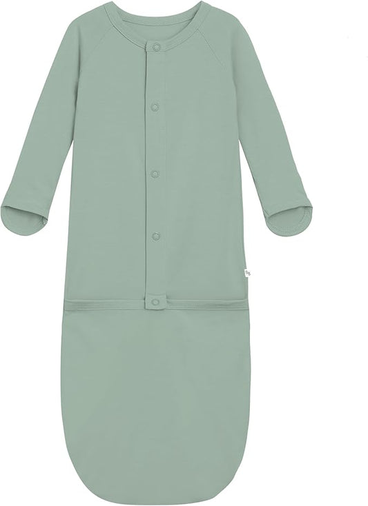 Baby Nightgowns Sleeper Gown Newborn Long Sleeve Pajama Gowns Unisex Viscose from Bamboo Infant Sleepwear