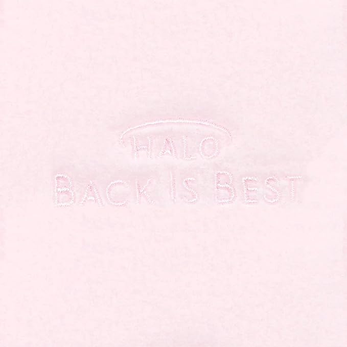 HALO Micro-Fleece Sleepsack Swaddle, 3-Way Adjustable Swaddle Blanket for Newborn and Infants, TOG 3.0 for Cold Climates, Hip Healthy, Soft Pink, Newborn, 0-3 Months