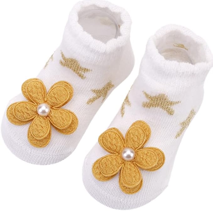 Toptim Newborn Baby-girls Socks and Bow Infant Toddler Ankle Socks