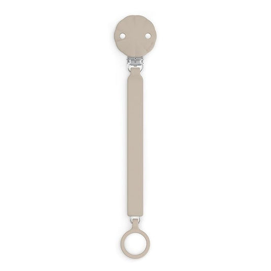 Suavinex Wonder Silicone Baby Pacifier Clip, Spain's #1 Baby Bottle and Pacifier Brand, Paci Clips for Babies, Essentials, Gray Clouds