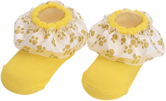 Toptim Newborn Baby-girls Socks and Bow Infant Toddler Ankle Socks