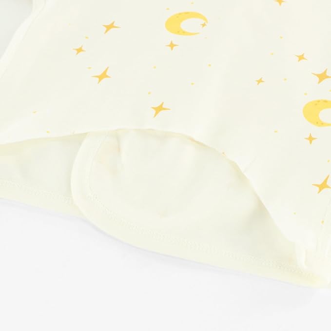 Side Snap Baby Shirt for Newborn Baby Boys&Girls, Purcotton Infant Tshirt for Autumn&Winter