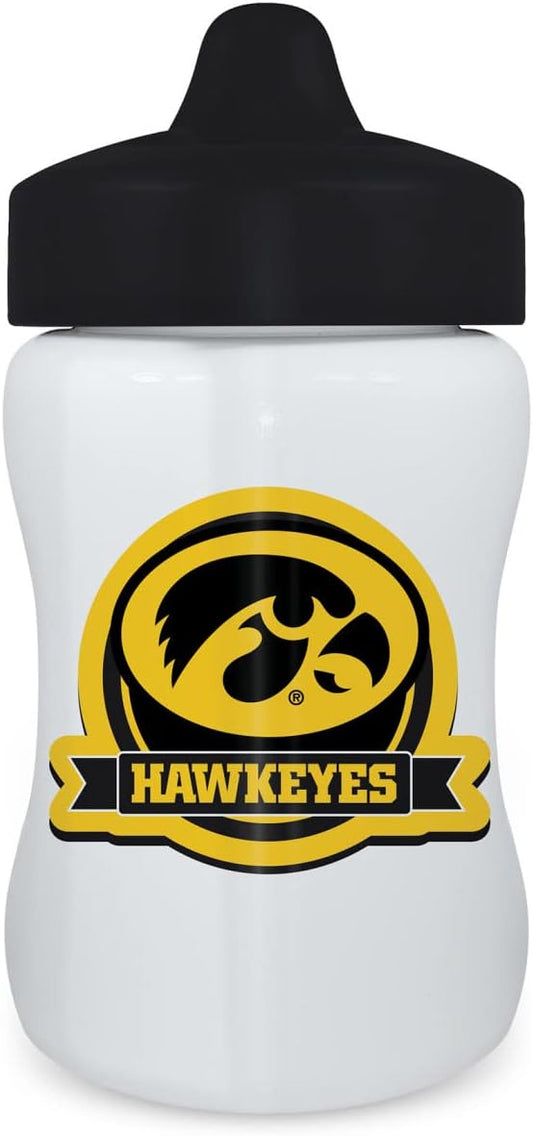BabyFanatic Sippy Cup - NCAA Iowa Hawkeyes - Officially Licensed Toddler & Baby Cup