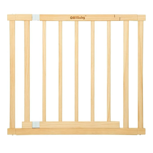 1PC Door Panel for Wooden Baby Playpen, Changeable & Expandable Baby Gate Playard Wooden Play Fence Accessories, Large Wood Playpen Panel Safe Play Area Kids Activity Center Accessories (Door)