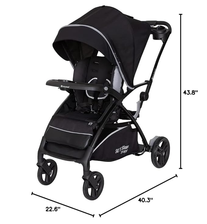 Baby Trend Sit N' Stand® 5-in-1 Shopper Stroller, Kona