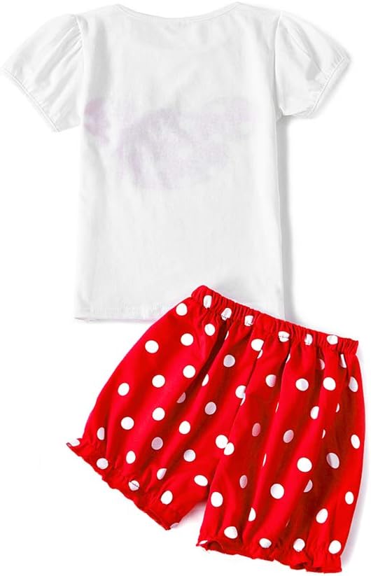 Cute Toddler Baby Girls Clothes Set Long Sleeve T-Shirt and Pants Kids 2pcs Outfits