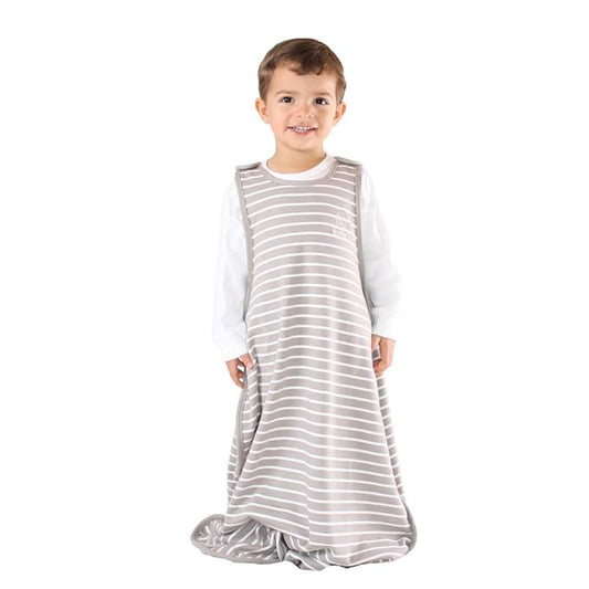 Woolino Toddler Sleeping Bag, 4 Season, Merino Wool and Organic Cotton, Baby Sleep Bag or Sack, 2-4 Years, Earth