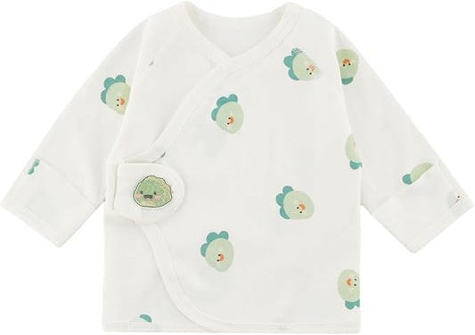 Premie Side Snap Baby Shirt for Preemie Baby, Purcotton Side Snap Tees for Newborn Baby Girls&Boys