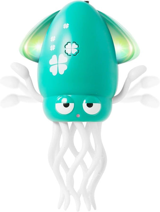 Dancing Octopus Baby Toys, Electric Crawling Squid Infant Tummy Time Toy with Light & Music, Interactive Sensory Toy for Toddlers & Kids (Ages 0-6+), Birthday Gift for 6 12 18 24 36+ Months Boy Girl