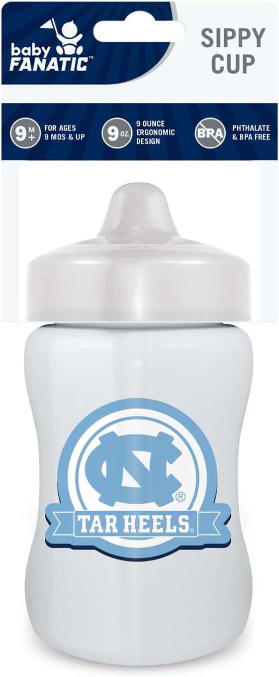 BabyFanatic Sippy Cup - NCAA UNC Tar Heels - Officially Licensed Toddler & Baby Cup