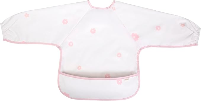 Ali+Oli Smock Bibs for Babies, BPA-Free Oeko-Tex Certified, Waterproof Baby Smock, Machine Washable, Toddlers Ages 6m+