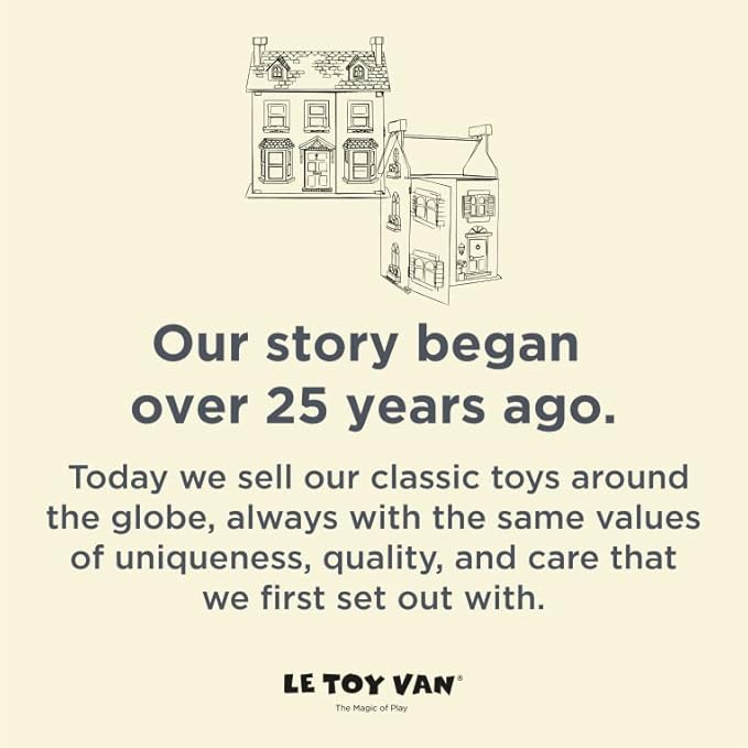 Le Toy Van - Pretend Play Educational Wooden Ark Role Play Toy | Suitable for A Boy Or A Girl 3 Years Old Or Older (TV259)