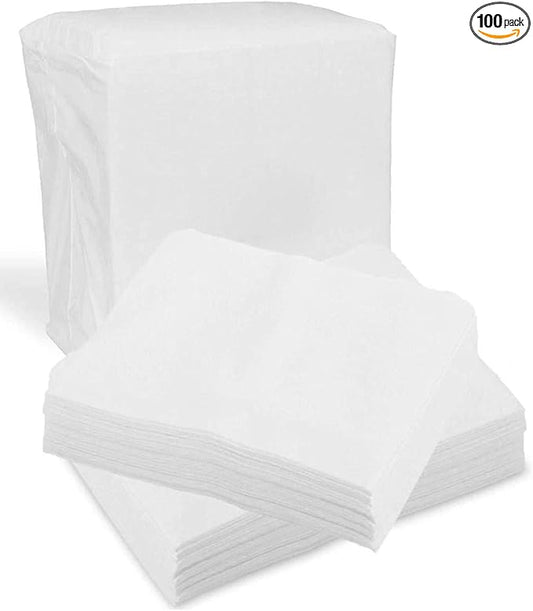 Disposable Dry Wipes, 100 Pack – Ultra Soft Non-Moistened Cleansing Cloths for Adults, Incontinence, Baby Care, Makeup Removal – 9.5" x 13.5" - Hospital Grade, Durable – by ProHeal