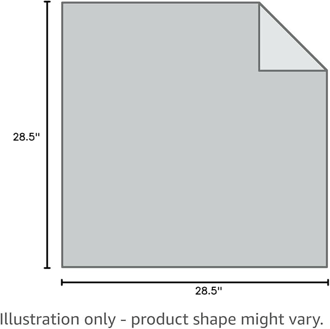 Bearington Baby Lil' Spout Cuddle Me Sleeper, Gray Elephant Large Size Security Blanket, 28.5" x 28.5"